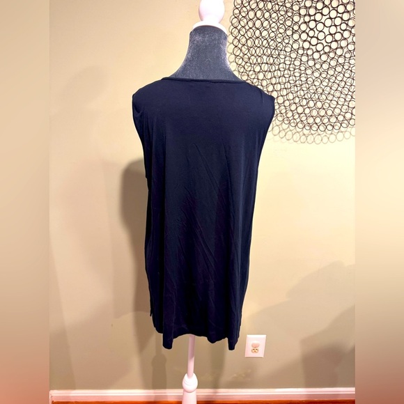 J. Jill Navy Blue Relaxed Tank 30” Tunic Top - Picture 3 of 5